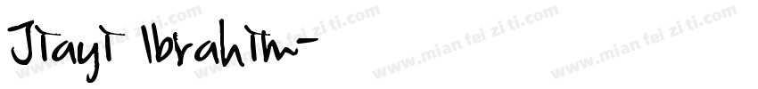 Jiayi Ibrahim字体转换